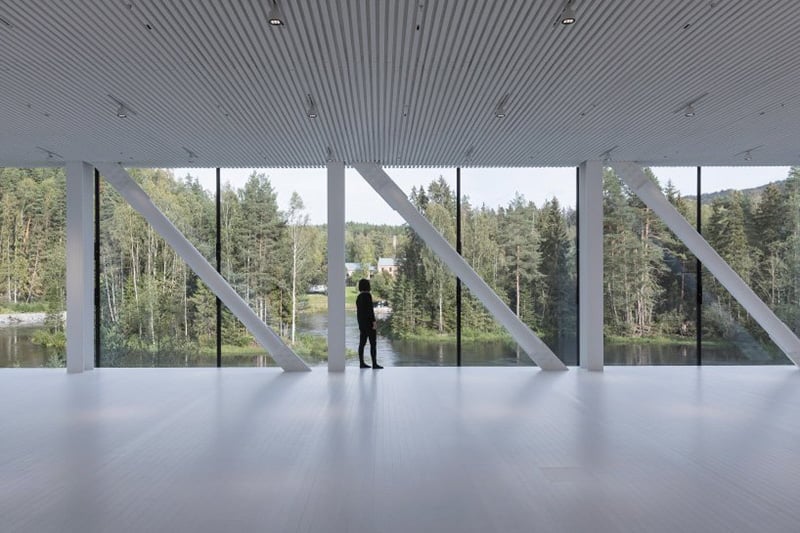 The view from inside 'The Twist', Norway's newest bridge