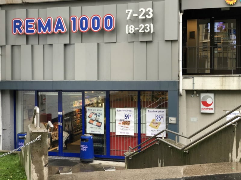 rema 1000 store front