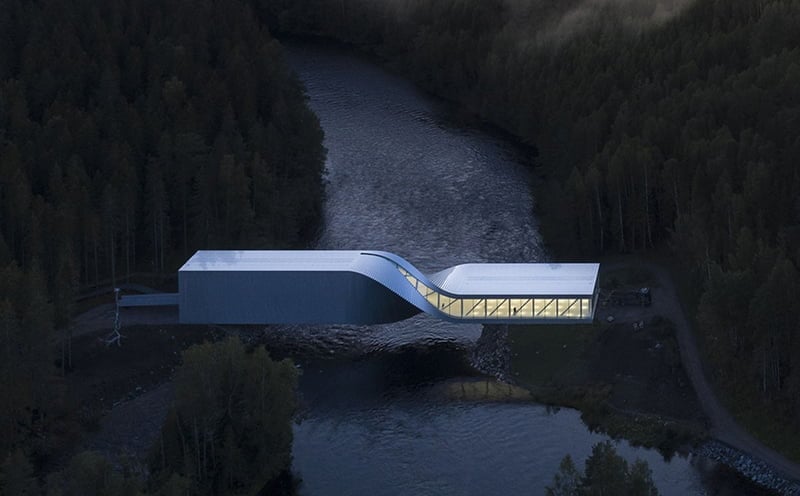 The Twist Bridge in Norway