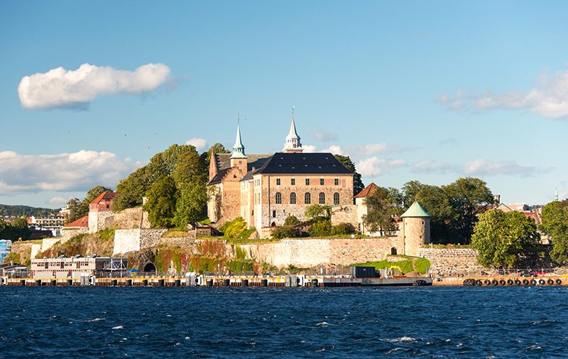 Historic Akershus Castle in Oslo, Norway