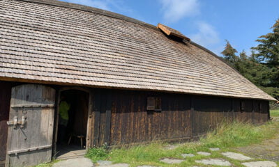 A reconstructed Viking Longhouse in Norway.