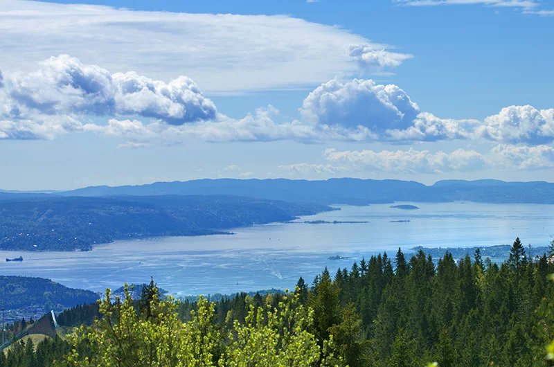 View over the Oslofjord in Norway