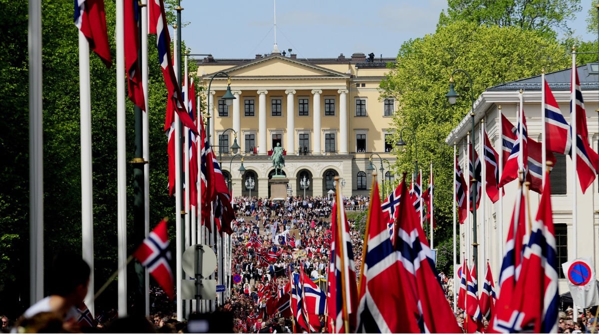 Norwegian Constitution Day parade in Oslo, Norway. Photo: JaHu83 / Shutterstock.com.