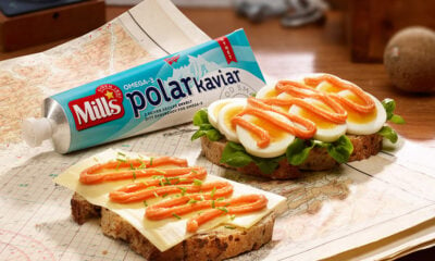 Norwegian lunch food: Mills Polar Kaviar in a tube