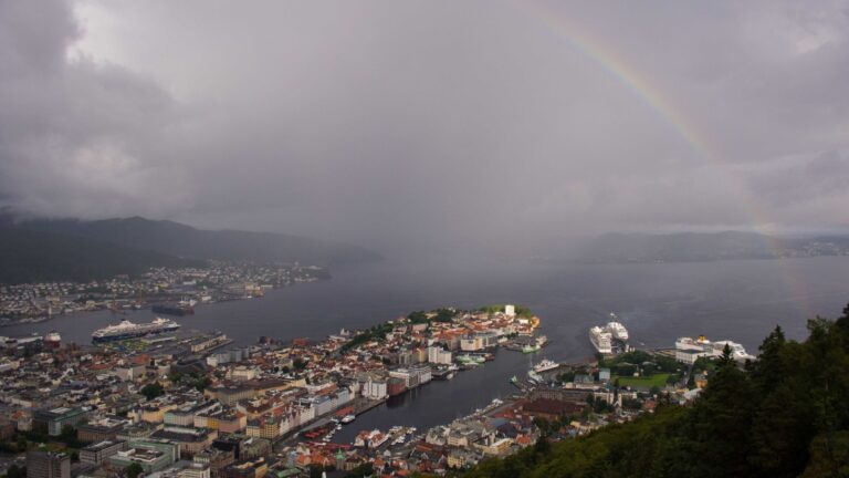 Bergen on a rainy day.