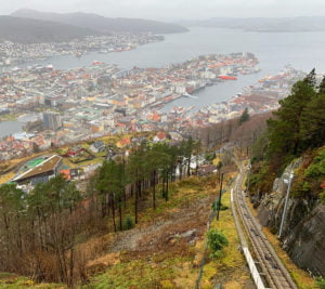 Fløibanen: How to Ride Bergen's Funicular Railway - Life in Norway
