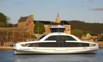 A new electric passenger ferry in Norway's Oslofjord