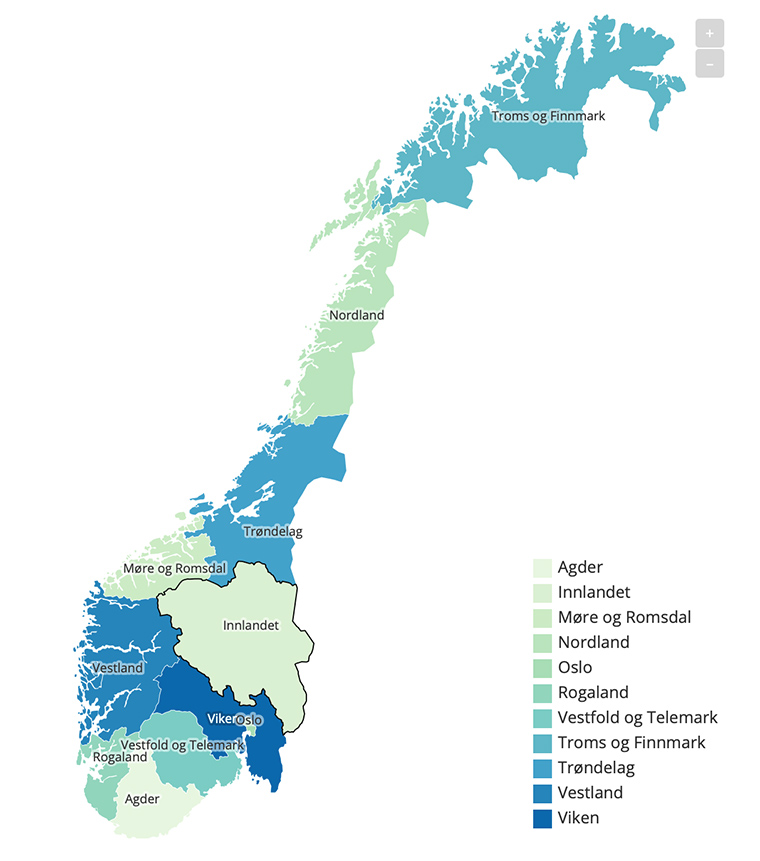 A New Map Of Norway Meet Norway S New Counties Life In Norway