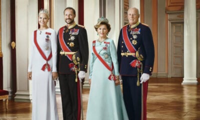 Official portrait of the Norwegian Royal Family