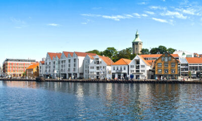 Stavanger harbour on a sunny day