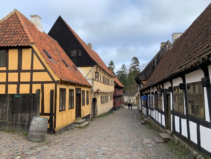 Inside Aarhus Old Town museum. Photo: David Nikel.