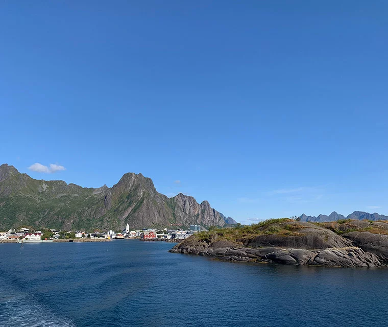 The coastline of Lofoten, Norway