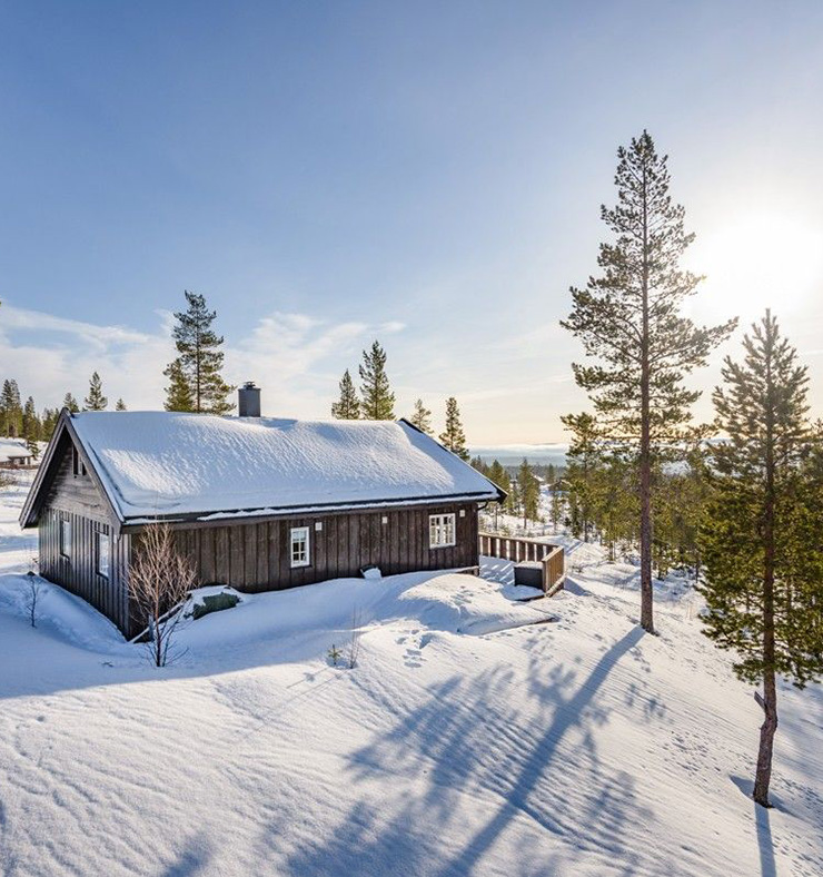 Norwegian mountain cabin in Osen