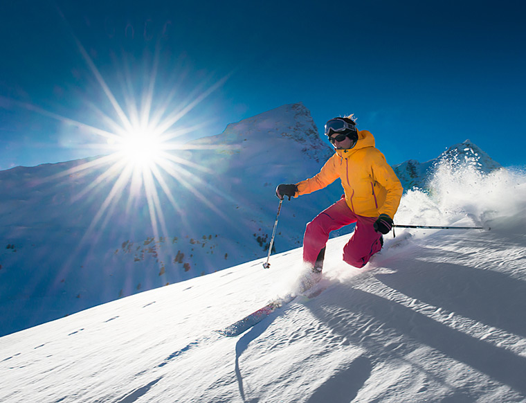 Telemark skiing technique