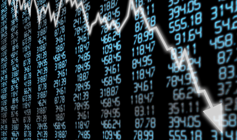 Norwegian krone currency market fall