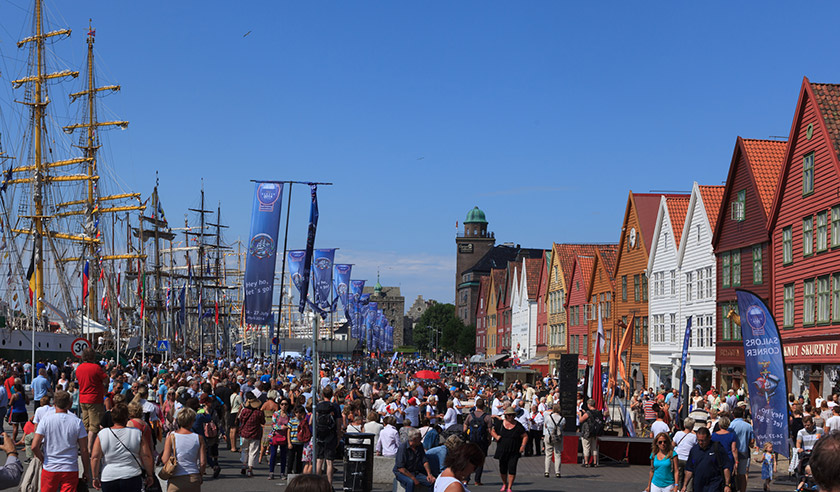 Bergen Tall Ship Races event in Norway