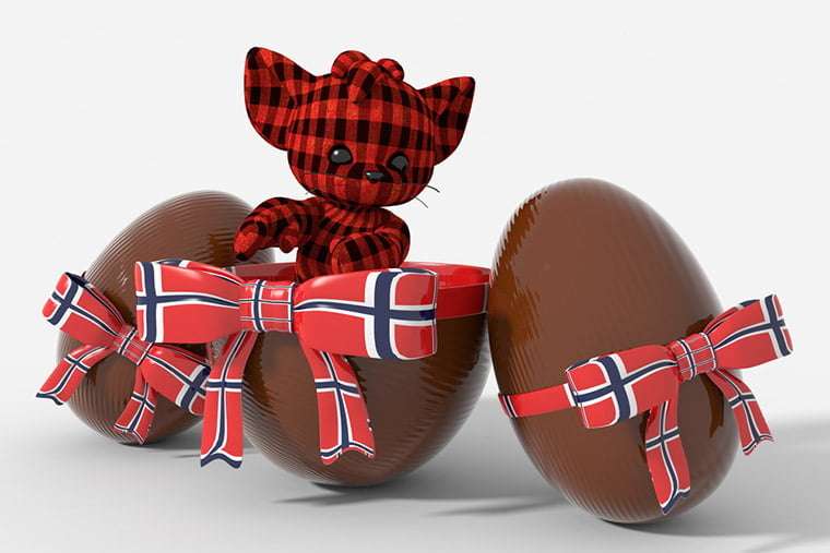 Easter chocolate from Norway