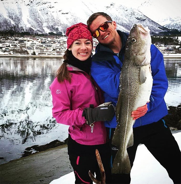 Giant catch from a fjord fishing trip in Norway