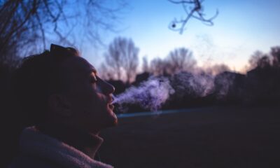 Norwegian man smoking