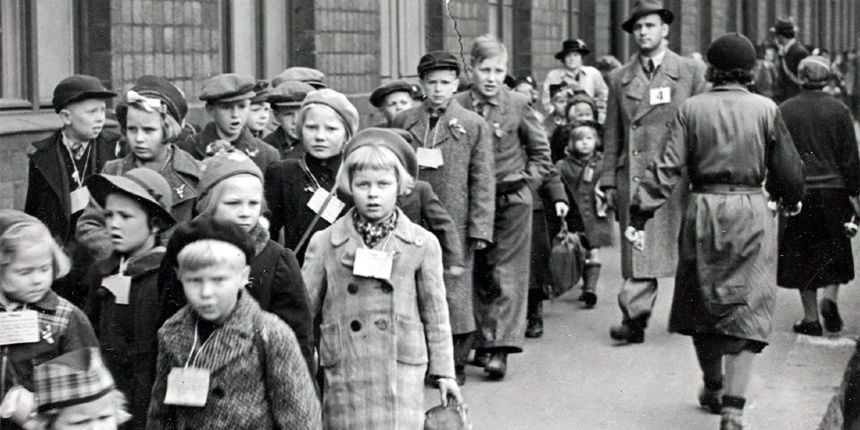 Finnish war children history of Norway