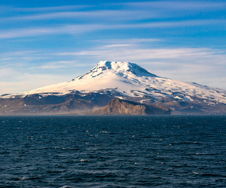 Jan Mayen island off the coast of Norway