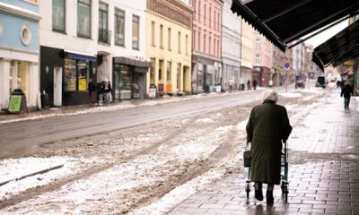 Elderly lady in Oslo, Norway