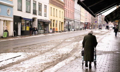 Elderly lady in Oslo, Norway