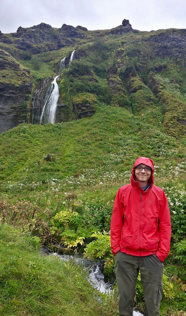 Viking researcher Keith Ruiter in southern Iceland