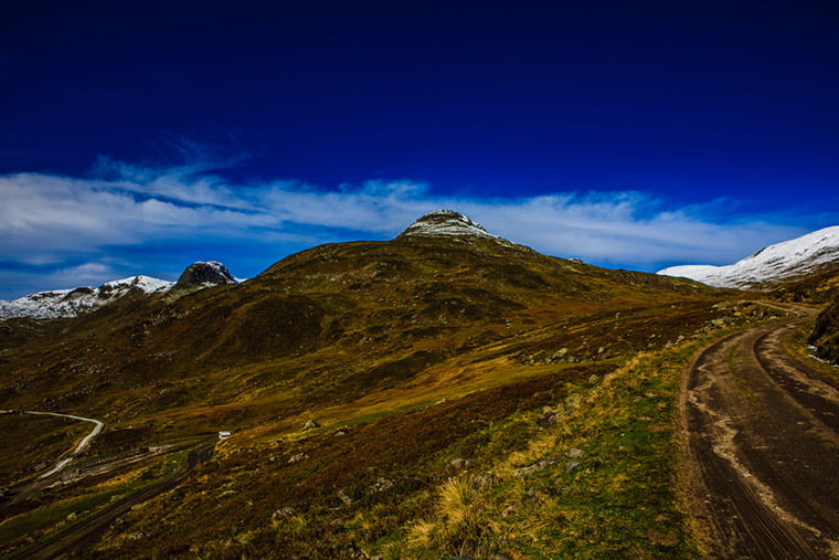 The landscape surrounding Voss, Norway