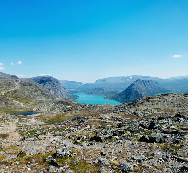 The scenery of Jotunheimen National Park in Norway