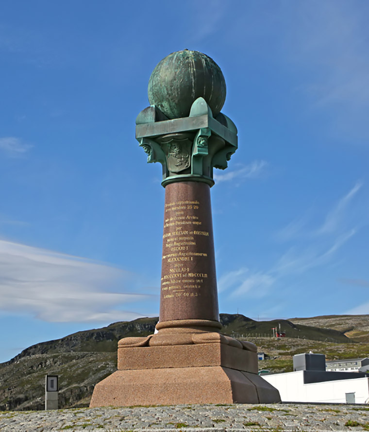 The Struve Geodetic Arc in Hammerfest, Norway