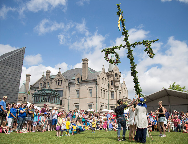 Swedish Midsummer celebrations in Minnesota, USA