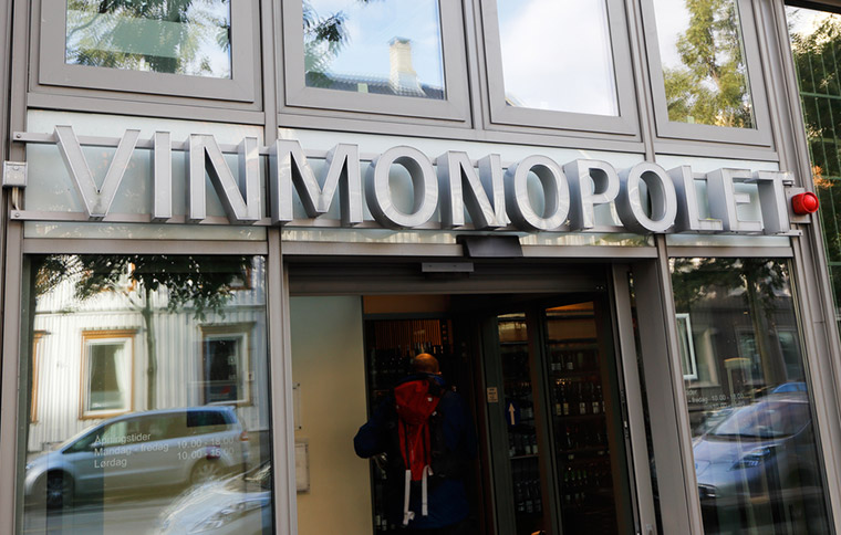 Vinmonopolet store in Norway