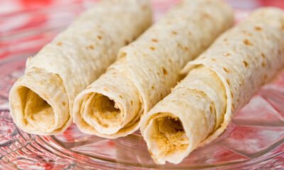 Rolled lefse in Norway