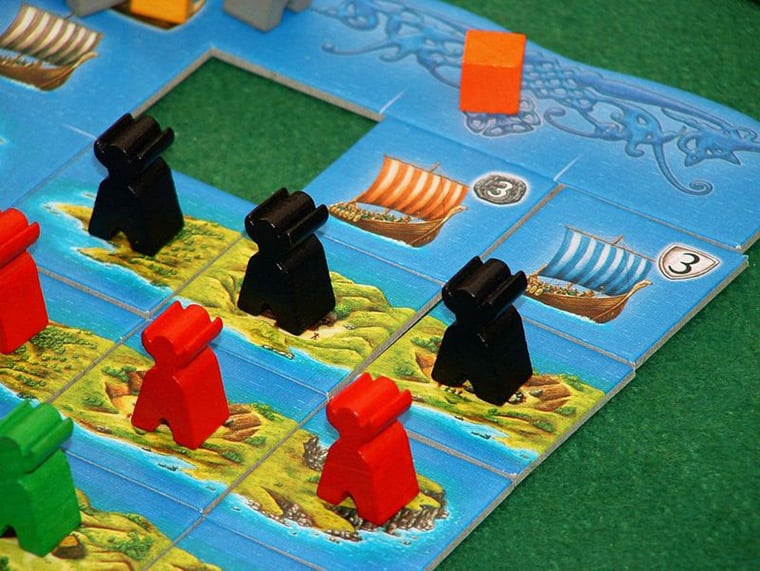 Pieces from the Vikings board game