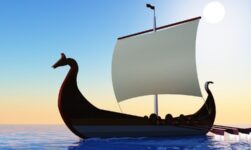 A viking trading vessel was an important part of the Viking economy
