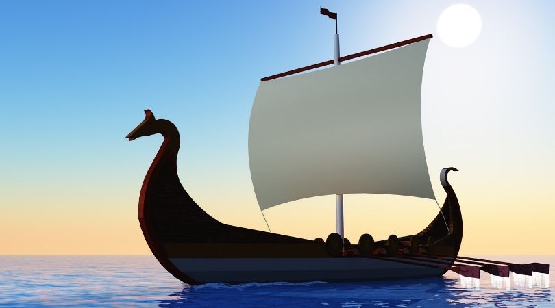 A viking trading vessel was an important part of the Viking economy