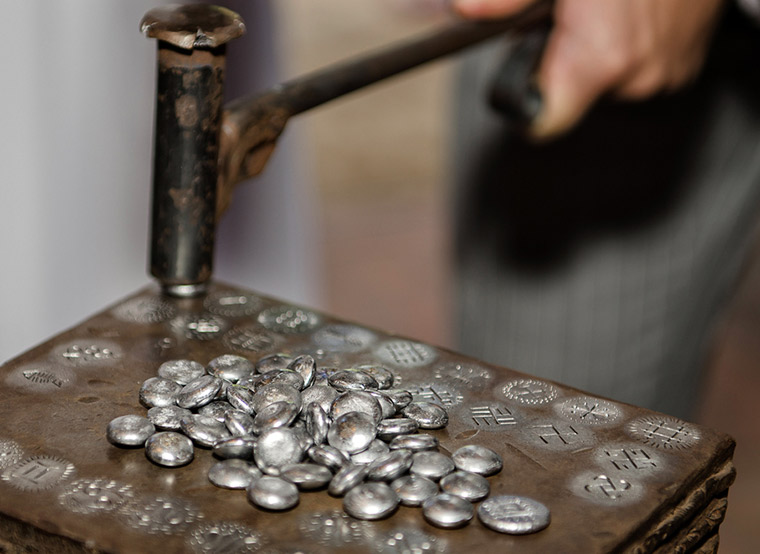 Minting old coins