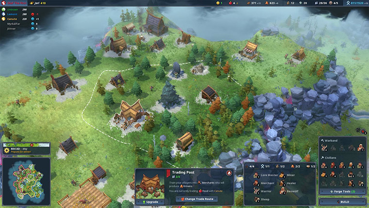 A screenshot of Northgard