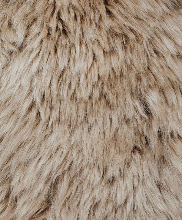 Sheepskin fur rug