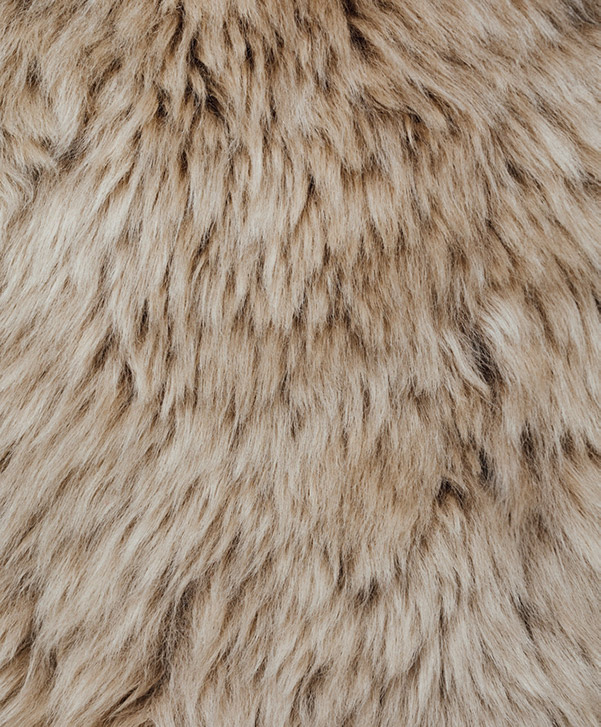 Sheepskin fur rug