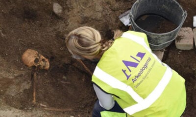 Viking grave dig in Sweden