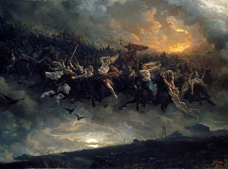 The Wild Hunt by Peter Nicolai Arbo