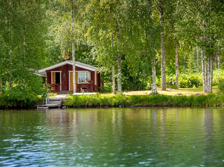 Finnish cottage by the lake