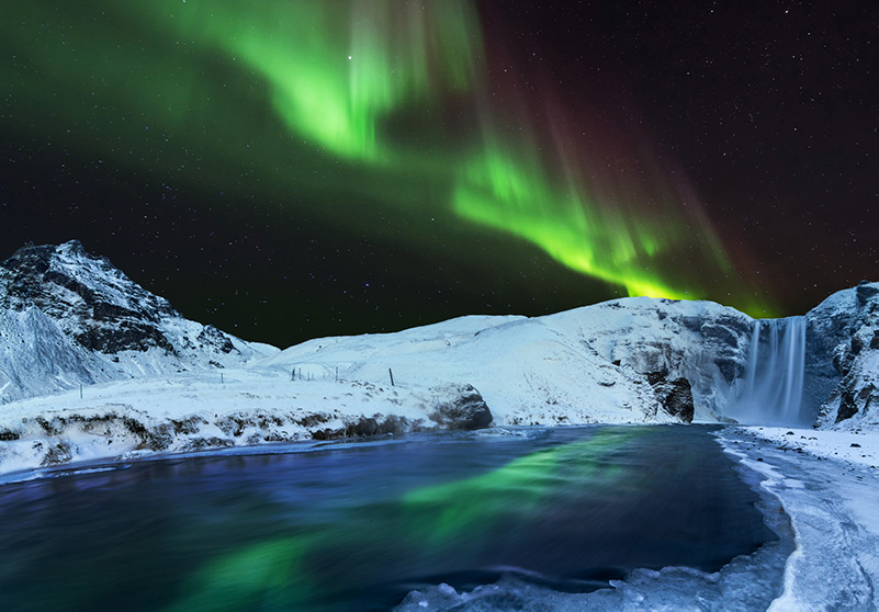 Northern lights in Iceland