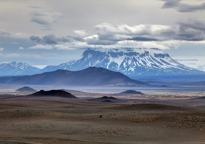 Volcanic landscape in Iceland