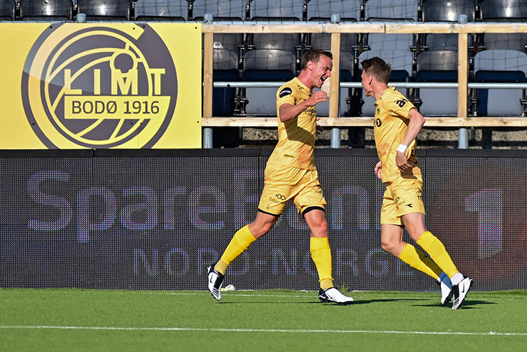 Glimt players celebrating