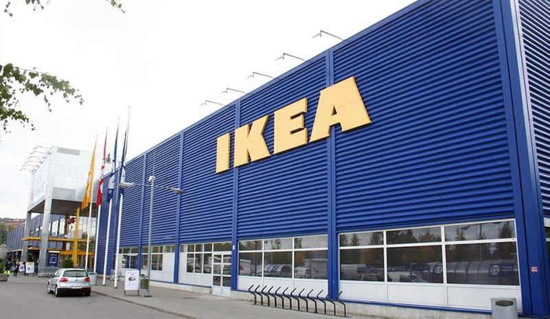 Exterior of Ikea Furuset in Oslo, Norway