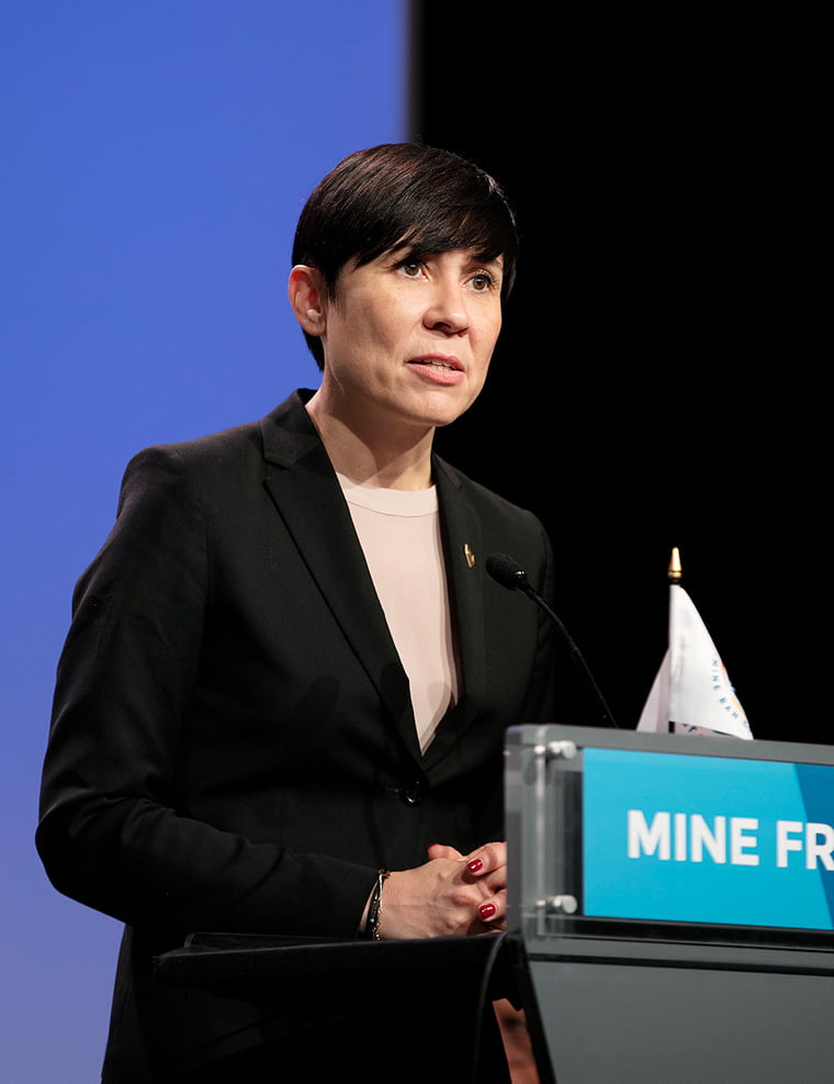 Ine Eriksen Søreide, the foreign minister of Norway