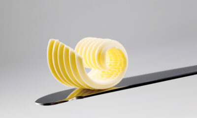 Norwegian butter on a knife